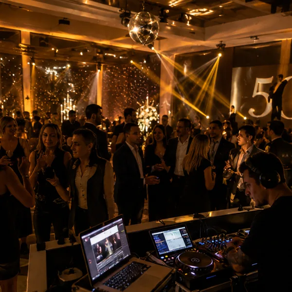 . Işıklı 50 yaş doğum günü dekorasyonu
2. Duygusal sürpriz doğum günü anı
3. Yetişkin doğum günü DJ organizasyonu
4. Siyah gold doğum günü pastası
5. 50 yaş kutlaması video sunumu
6. Solara Event organizasyon kurulum ekibi