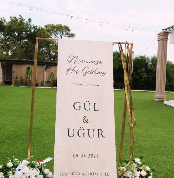 Oset's Garden Dereboyu çift portresi bahçe dekoru